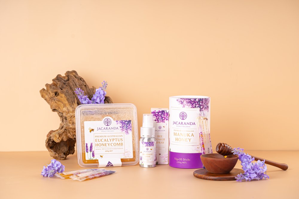 Jacaranda honey and lifestyle product range